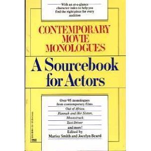 Paperback Contemporary Movie Monologues Book