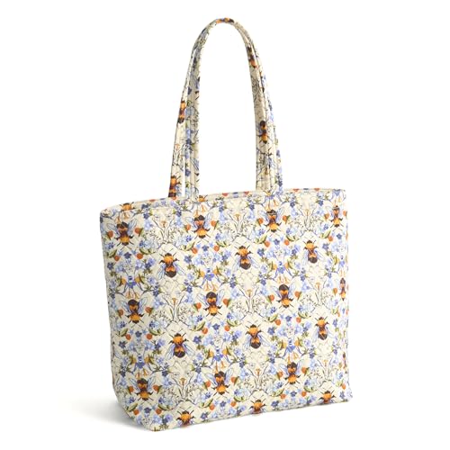 Vera Bradley Premium Cotton Original Zip Tote Bag