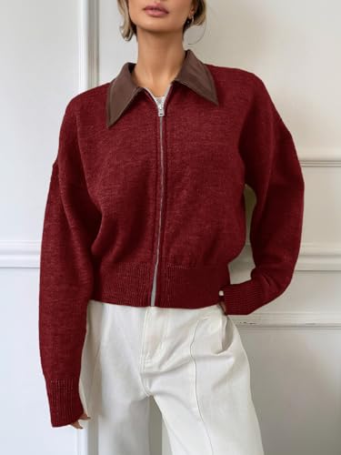 Image of Saodimallsu Womens Long Cardigan Sweaters Chunky Open Front Oversized Slouchy Knit Fall Trendy Coatigan Jackets