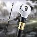 Black White Panda Walking Cane Fashion Decorative Walking Stick Gentleman Elegant Cosplay Cane Knob Crosier 93cm