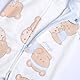 chico Baby - Jungen Overall mit Frontöffnung Bottone, Bianco, 1M