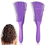 TOPOST Cepillo para Cabello Rizado, Bounce Curl Brush, Peine Desenredar Rizos