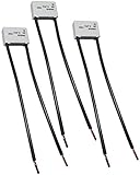 Dimensiones del cuerpo: 18x6.5x12.5mm. Trama de enchufe: 15mm. Dimensiones de salidas: lg. 80mm