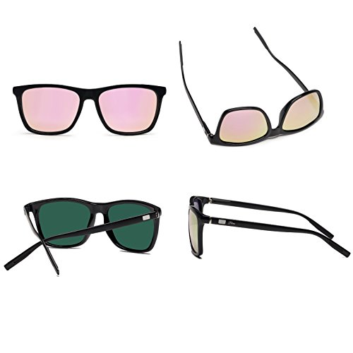 Image of Square Aluminum Magnesium Frame Polarized Sunglasses Spring Temple Sun Glasses