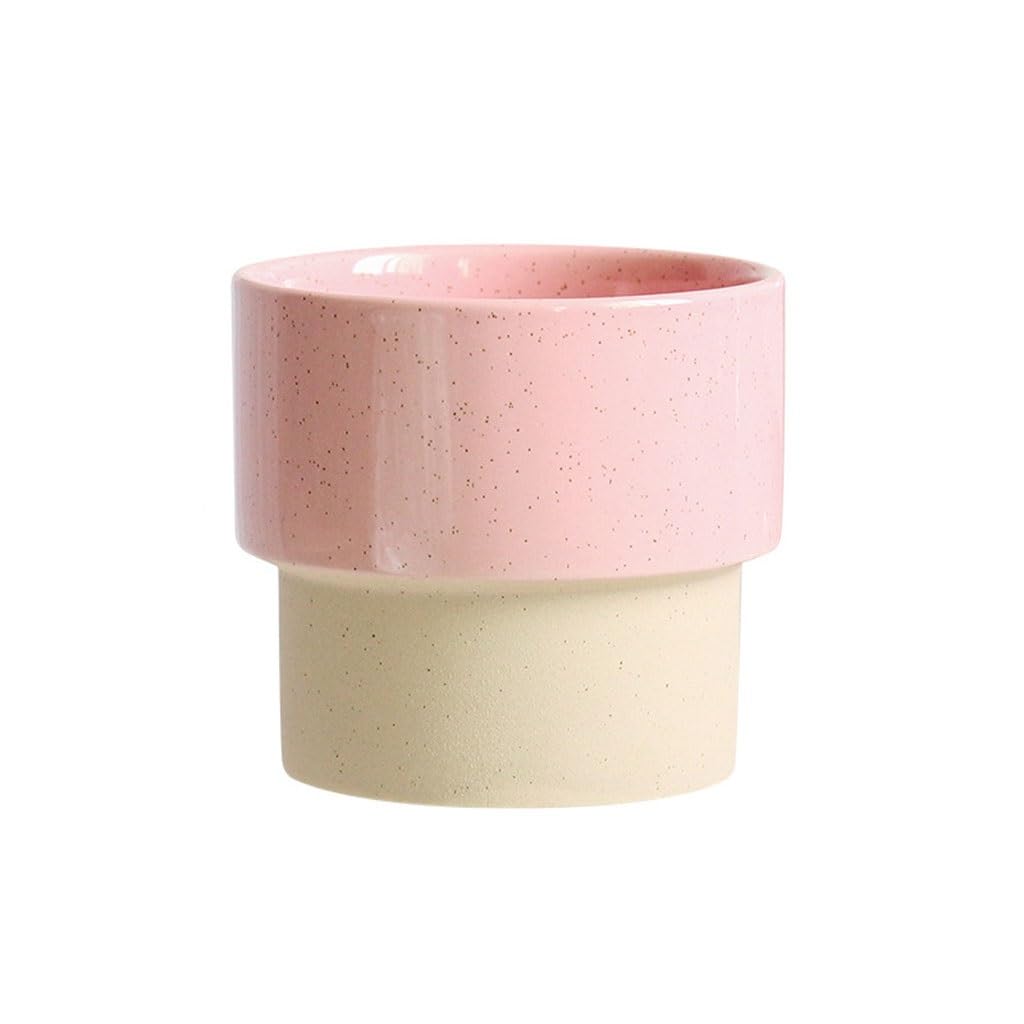Gelasige B Flower Pots Exquisite And Gorgeous Simple Style Flower Pots Ceramic Flower Pots For Planting Flowers Or Other Plants Outdoor Flower Pots(B)