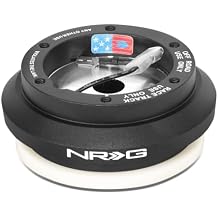 NRG Innovations NRG-SRK-110H Racing Style, Steering Wheel Quick Release Short Hub Adapter, 6 X 70mm Bolt Pattern, Black Body