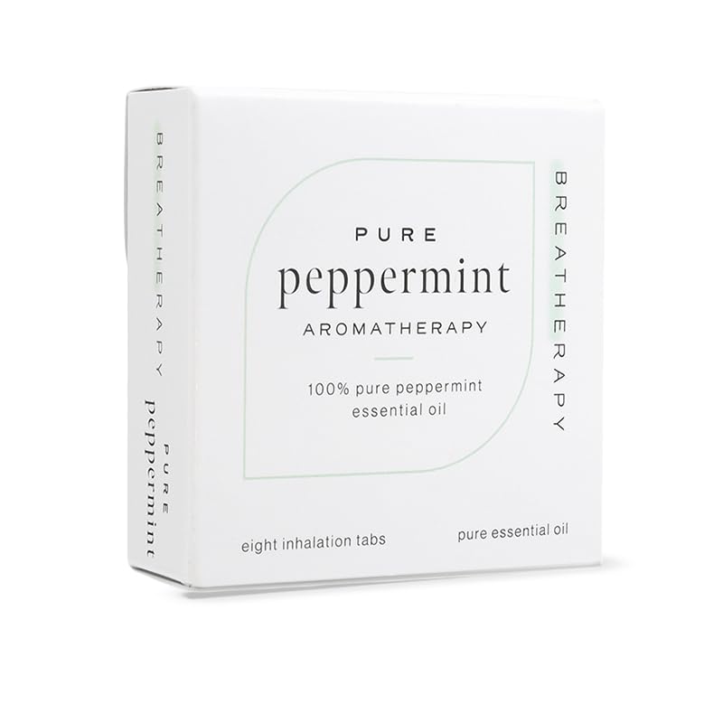 Aromatherapy Peppermint Patches - Pure Essential Oil Aroma Patch - Peppermint Essential Oils for Calm - 8-Pack