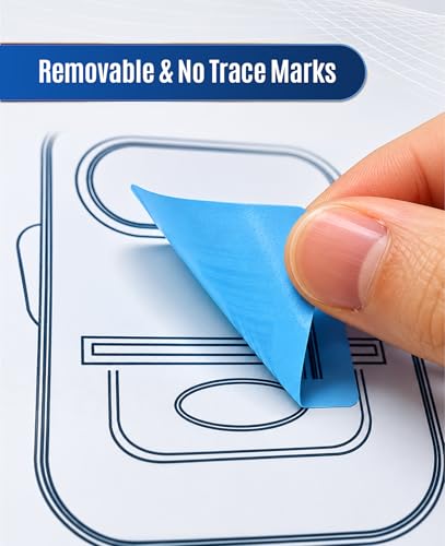 Image of SEZNIK Waterproof, Non-Tearable, Long Lasting Print, Sticky Thermal Lables, Label Roll, 2 inch Adhesive Thermal Labels for Label Printers (50mmx25mm) - 1250 Lables, Royal Blue