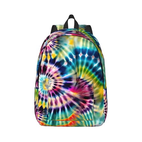 Sac à dos de randonnée tie dye imprimé grand confort pour loisirs outdoor et voyage