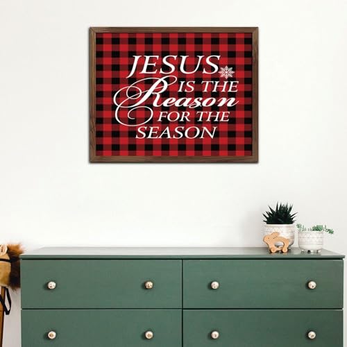 Jésus est la raison de la saison panneau de décoration murale
