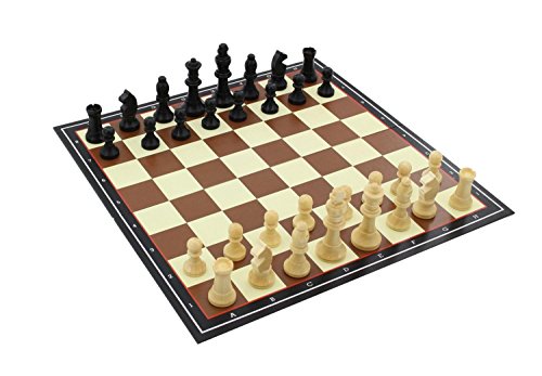 Jumbo Schaken / Jeu d' échecs - Juego de Tablero (Negro, Color Blanco, 340 x 260 x 50 mm, 510 g, 340 mm)