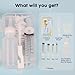 Alhlawee Kittens Bottle Feeding Kit, Anti-Choke Pet Feeder Set with 5 Silicone Nursing Nipples & Multi-Size Syringes(1ml/3ml/5ml/10ml) - Also for Puppies, Small Animals