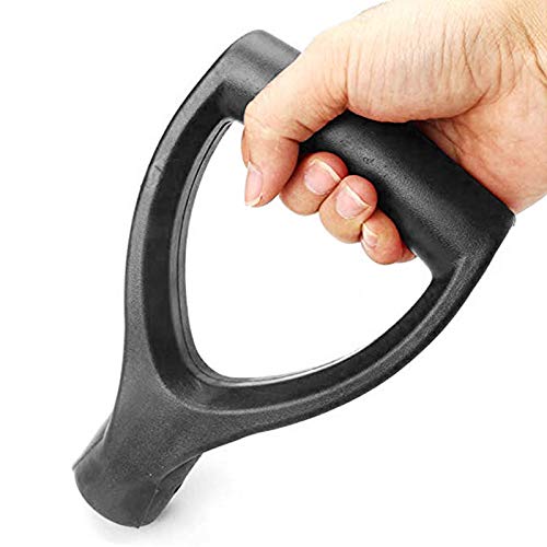 Ersatz Schneeschaufel D Griff D Griff für Rasen Griff Schaufel Kunststoff D Griff für Schneeschaufel Griff Schaufel Griff für Schneeschieber Schaufeln Gabel Schneeräumung Gartenzubehör Schwarz 2 Stück