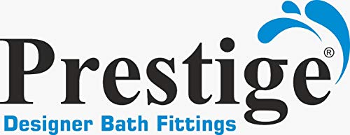 Image of Prestige Silver Chrome Faucet, Long Body, 1 Hole, Wall Mount, Modern Style, Pack of 2