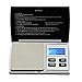 Básculas de cocina Escalas electrónica de la joyería, escala portable Digital, acero inoxidable Escala de la cocina, función de tara, Easy Clean, almacenamiento compacto, 6 Unidades de pesaje 1kg / 0.