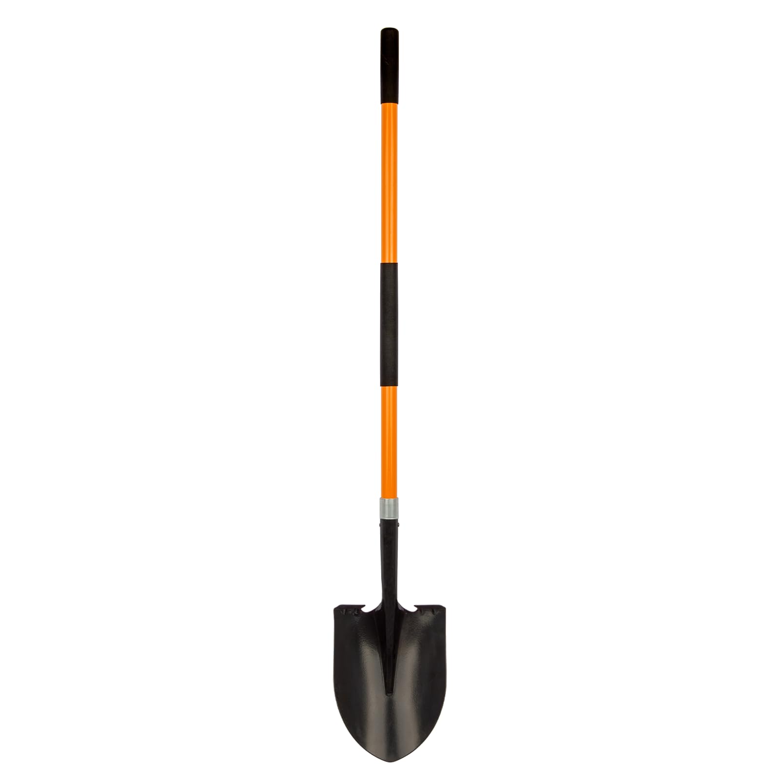 Shovel for Digging Heavy Duty Metal Shovel with Fiberglass Handle, 56 Inches