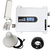 GUOZ Amplificador de Señal Móvil Band B2 B5 850 1900 MHz repetidor de la señal de la Antena móvil Kit para Zonas Rurales de Mala Cobertura