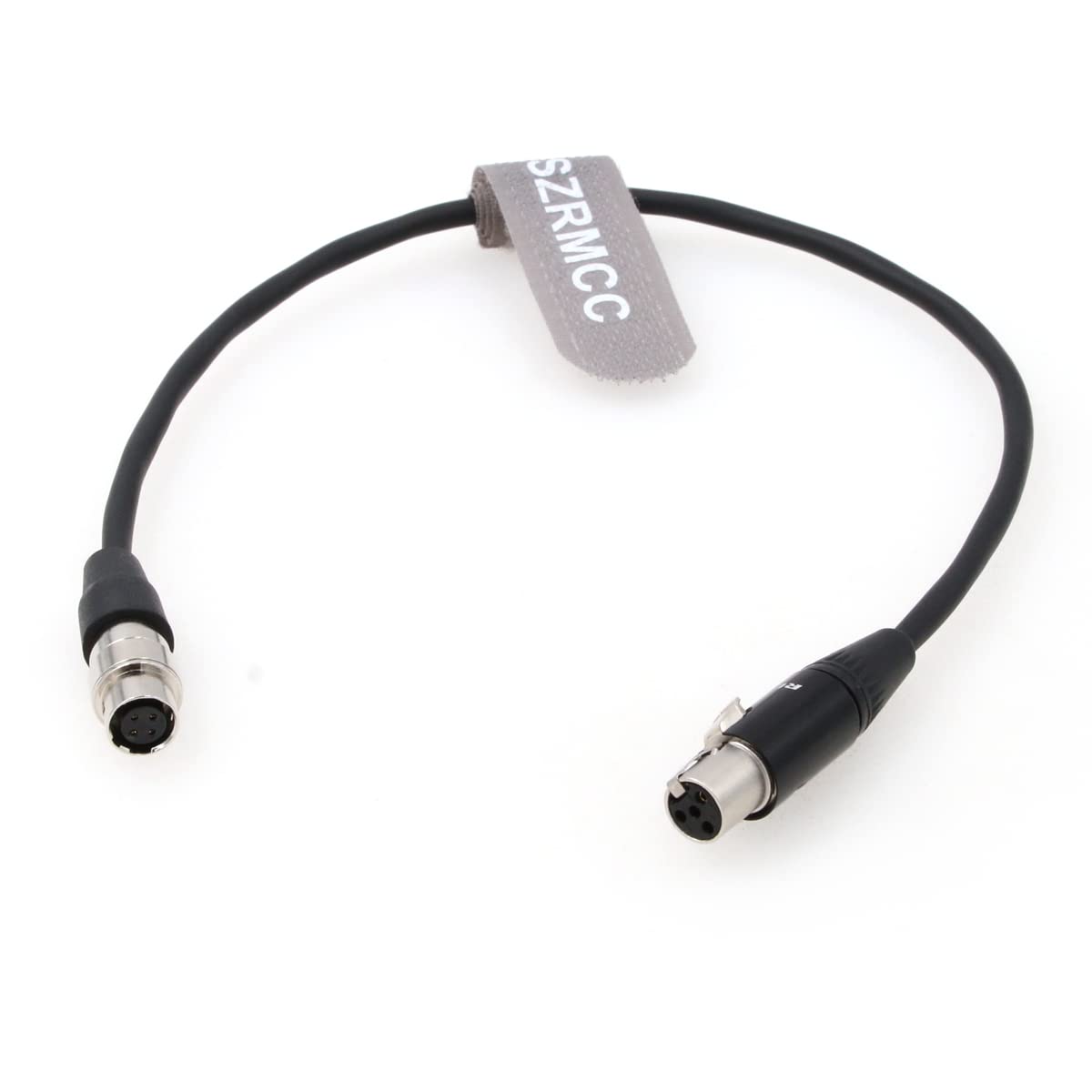 SZRMCC Hawk-Woods DV-SQN4S Audioroot Hirose 4 Pin Buchse auf TA4F Mini XLR 4 Pin Buchse Stromkabel für Soundgeräte 888 833