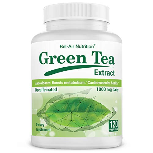 Bel-Air Green Tea Extract Supplement with standardized 50% EGCG, 80% Catechins & 98% Polyphenols