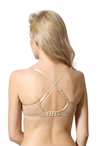 Image of Van Heusen Women's Everyday Cotton Bra|Medium Coverage|Non Padded|Non Wired|Seamless Moulded Cups|Anti Bacterial Tech| Keeps you Fresh|Sweat Absorbent|No Slip Soft Straps|Detachable Straps|Style 11001