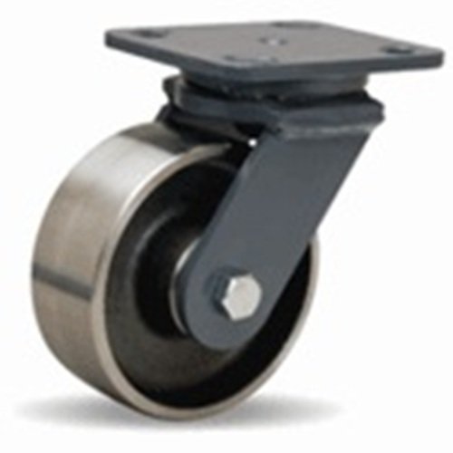 5" x 2" Hamilton (S-WH-5FSB) Swivel Plate Caster, Forged Steel Wheel, 1500 lbs Cap
