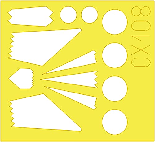 Masques Eduard 1:72 F-117 Hasegawa EDMCX108 pour maquette d'avion