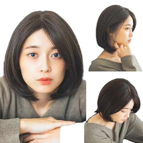 天使のミニボブ人毛MIX