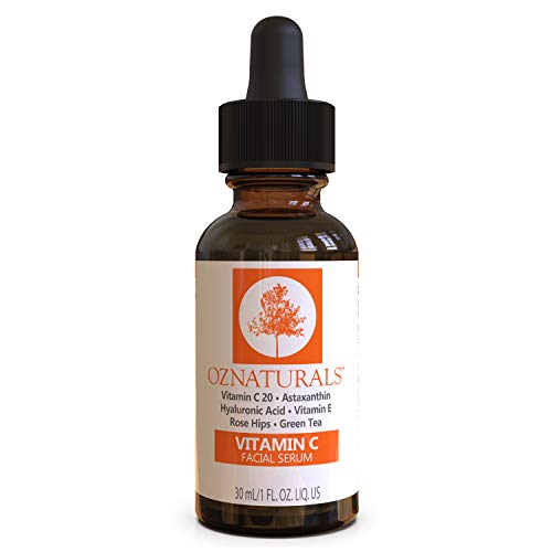 OZNaturals Vitamin C Serum for Face: Vitamin C Facial and Under Eye Serum