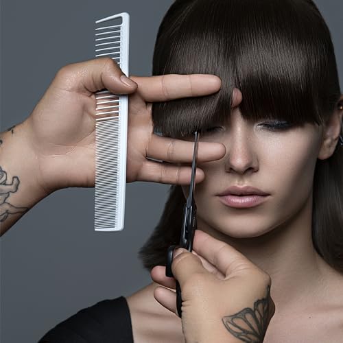 Fromm ProGlide 7.5\" Basin Comb with Silicone and Ceramic Infusion for Smooth, Anti-Static Styling, Flexible Teeth and Sectioning Tooth for Parting, Detangling - Thumbnail 4