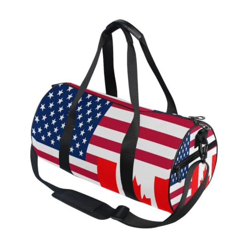 Bolsa de deporte redonda con bolsillo interior para gimnasio y viajes