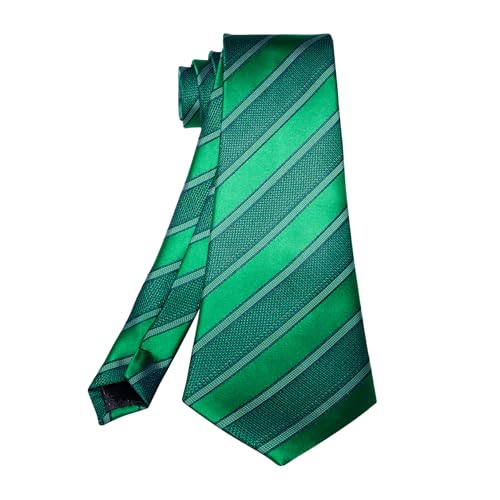 Image of 5PCS Mens Silk Designer Tie, Pocket Square, Cufflinks, Drilled Tie Ring and Lapel Pin Set for Wedding Groom Party