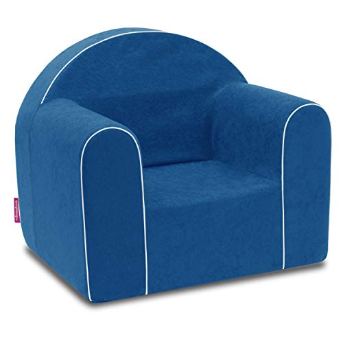 Mini Kindersessel Kinder Babysessel Baby Sessel Sofa Kinderstuhl Stuhl Schaumstoff Umweltfreundlich (Blau) Cover