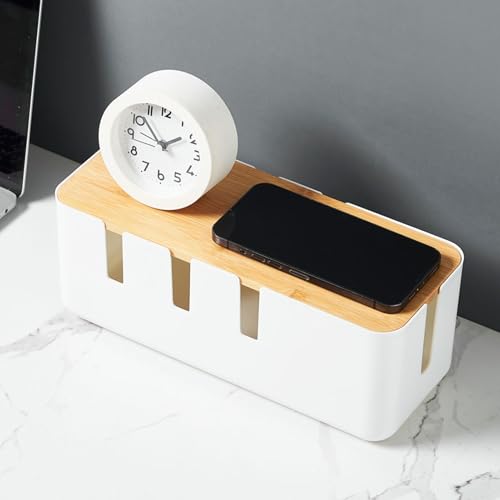 Cache câble discret pour centre multimédia et meuble TV de salon