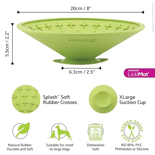 LICKIMAT - 645.5326 Hundenapf Splash Green 19 cm
