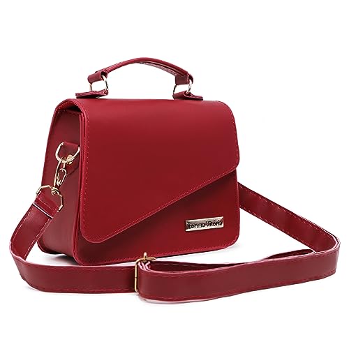Bolsa Feminina Transversal Pequena Mini Tampa Bag Balada Festa Blogueirinha (Vermelho)