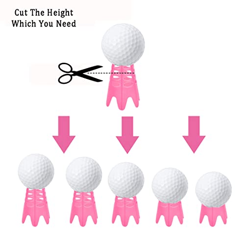 Image of Plastic Golf Tees, Golf Simulator Tees for Home, Outdoor Indoor Golf Tees Simulator Practice Training, Golf Mat Tees for Winter Turf and Driving Range