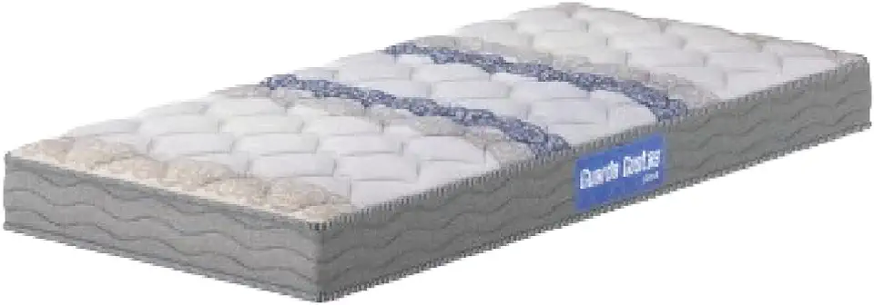 Colchão Solteiro Espuma D33 Guarda Costas Sleep 88x188x14cm Branco/Cinza Probel