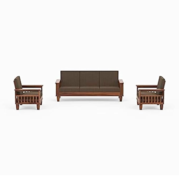 K L FURNITURE Kl Furniture Solid Sheesham Wood Standard Sofa Set 5