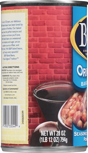 B&M Baked Beans, Original Flavor, 28 Ounce, pack of 1