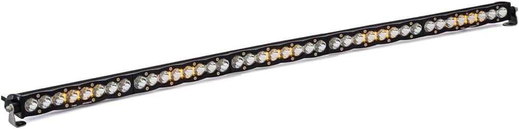 Baja Designs S8 40" LED Light Bar with Amber Backlight - Off-Road Lighting for Jeeps, Trucks, 4x4, UTV & Overlanding - Driving/Combo Beam, Baja Amber Lens