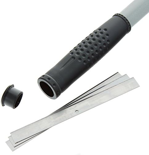Coral 53705 Endurance Scraper Tool for Wallpaper and Floor Tile Adhesive Removal includes 4 Blades 5 inch