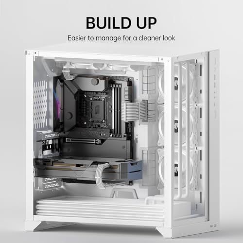 image for AsiaHorse 16AWG PSU Cable Extension Sleeved Custom Mod GPU PC Audio Vi