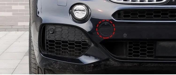 に適合する F15 X5 M-Sport 2014-2018 フロントバンパー トレーラーフック 牽引カバーキャップ 5111806