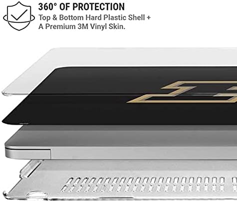 Skinit Case + Skin Compatible with MacBook Pro 15in (2016-19) - Officially Licensed Purdue Logo Design