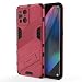 Produktbild Liner Hülle für Oppo Find X3 Pro, [Militärische Stoßfest Case] Ultra Dünn Harter PC Sanft TPU Schutzhülle Handyhülle mit Stabilem Faltbar Ständer für Oppo Find X3 Pro - Rose