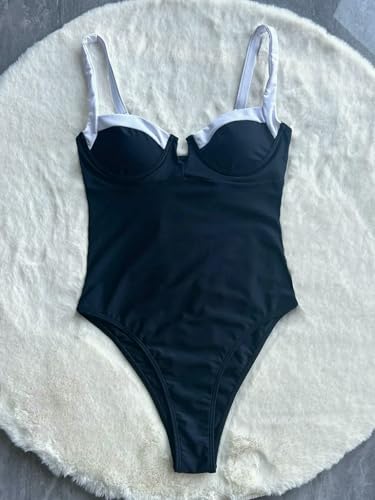 Monokini push-up gainant de luxe silhouette sculptée et décolleté carré