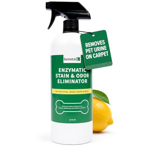 Image of | Pet Enzymatic Stain & Odor Eliminator for Strong Odors Around the Home - Carpet Cleaner for Dog & Cat Urine - 32oz Spray