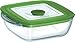 Pyrex - Cook & store + - Plat Carré en Verre avec Couvercle Valve Vapeur 20x17 cm