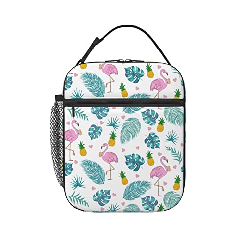 Cuesr Flamingo Lunch Box Kids Girls Insulated Cooler Thermal Cute Lunch Bag Tote For School #TOP4