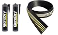 Garadry 1 ¼" High Garage Door Threshold Seal Kit (16'3") | Black/Yellow, Vinyl | Complete Kit, Includes Adhesive